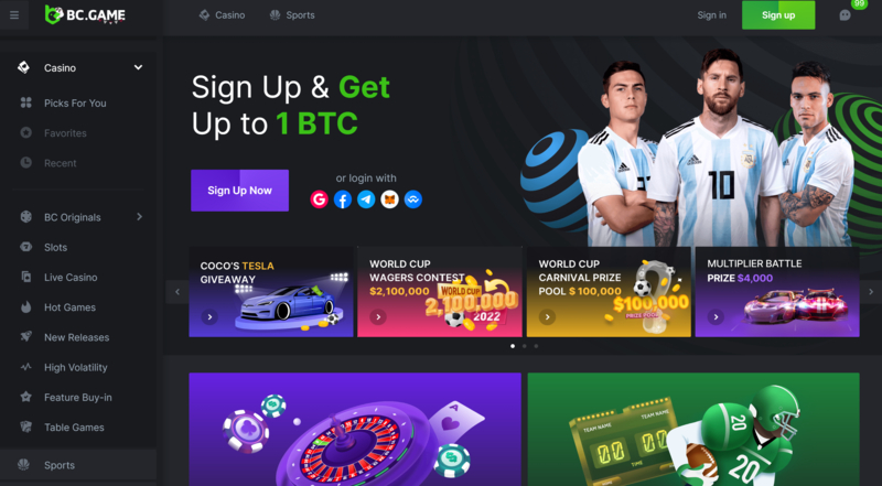 Exploring the Exciting Features of BC.Game Online Crypto Casino
